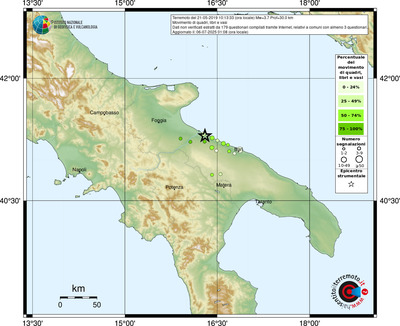 Mappa comuni con almeno 3 questionari