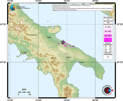 Mappa comuni con almeno 3 questionari