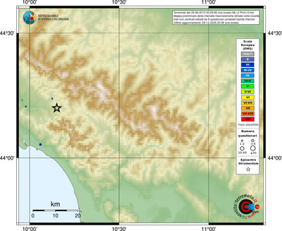 Mappa EMS - località
