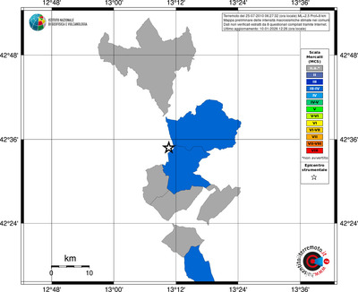 Mappa MCS - territori comuni