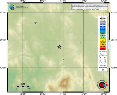 Mappa MCS - località