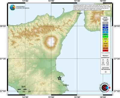 Mappa EMS - località
