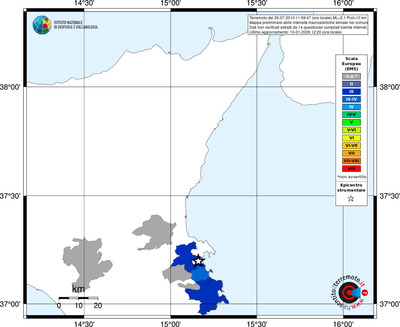 Mappa EMS - territori comuni