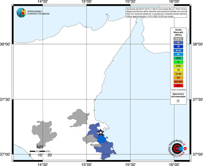 Mappa MCS - territori comuni