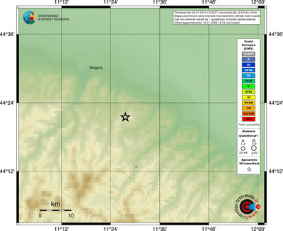 Mappa EMS - località