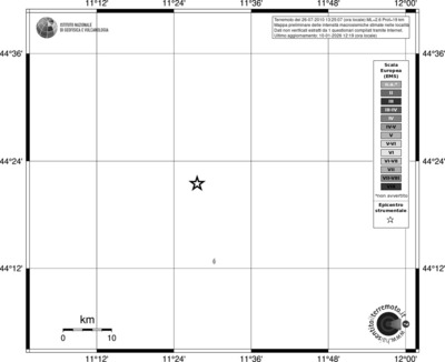 Mappa EMS - territori località