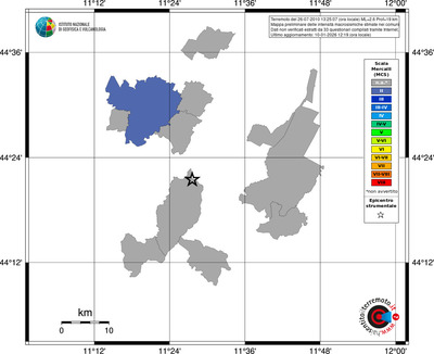 Mappa MCS - territori comuni