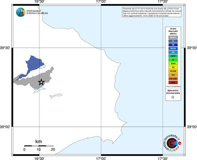 Mappa MCS - territori comuni