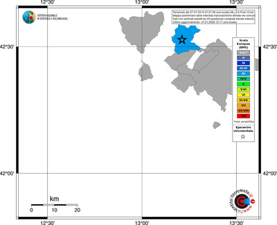 Mappa EMS - territori comuni