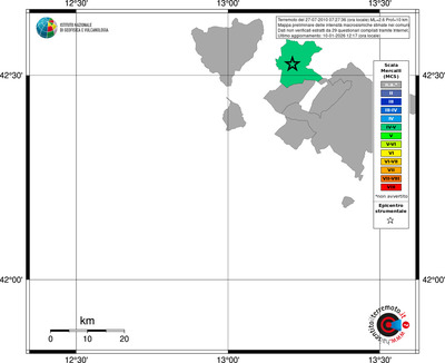 Mappa MCS - territori comuni