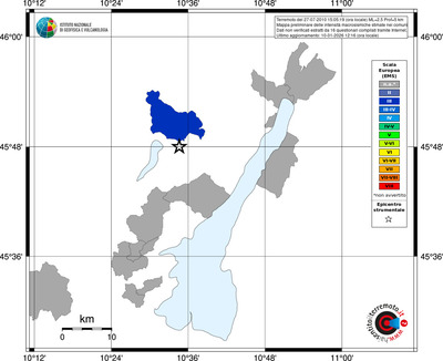 Mappa EMS - territori comuni