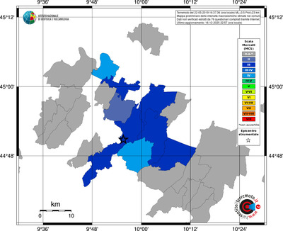 Mappa MCS - territori comuni