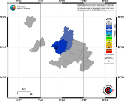Mappa MCS - territori comuni