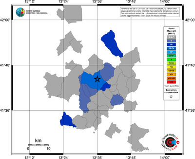 Mappa MCS - territori comuni