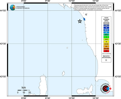 Mappa EMS - territori località