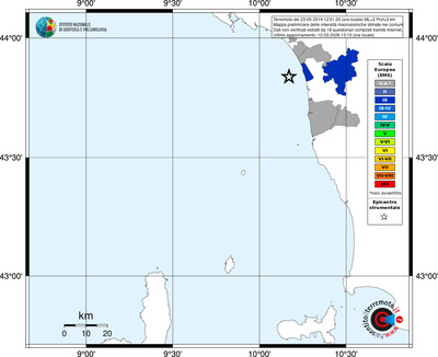 Mappa EMS - territori comuni