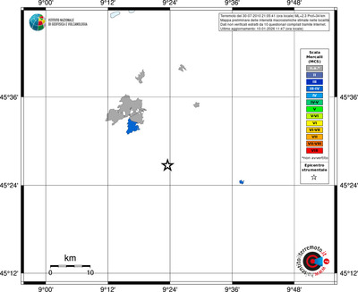 Mappa MCS - territori località