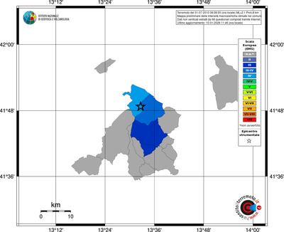 Mappa EMS - territori comuni