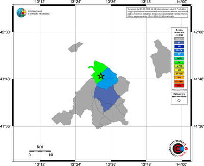 Mappa MCS - territori comuni