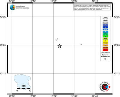 Mappa MCS - territori località
