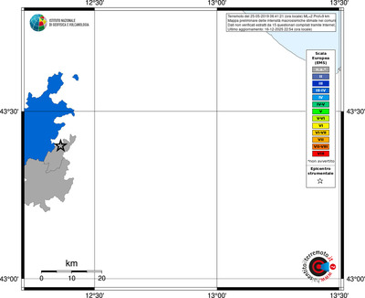 Mappa EMS - territori comuni
