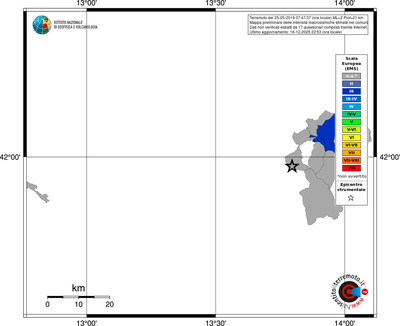 Mappa EMS - territori comuni