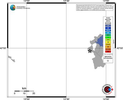 Mappa MCS - territori comuni