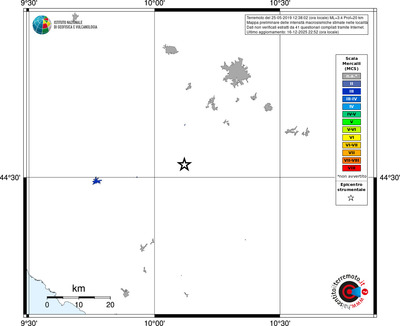Mappa MCS - territori località