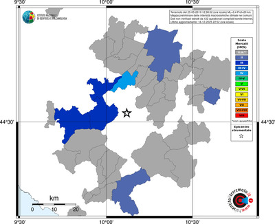 Mappa MCS - territori comuni