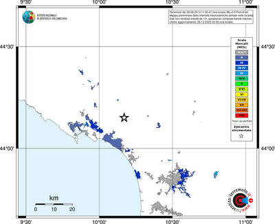 Mappa MCS - territori località