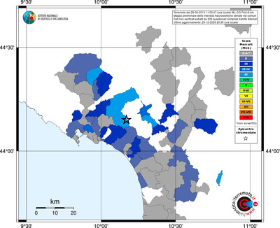 Mappa MCS - territori comuni