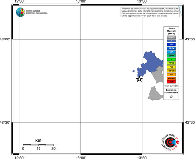 Mappa MCS - territori comuni