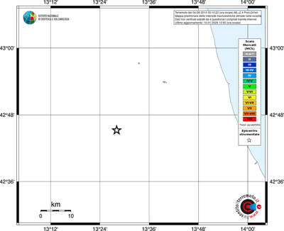 Mappa MCS - territori località