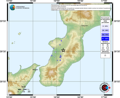 Mappa comuni con almeno 3 questionari