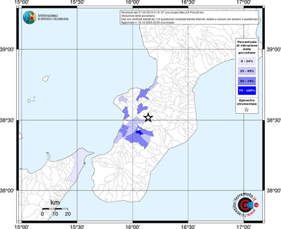 Mappa territorio comunale con almeno 3 questionari