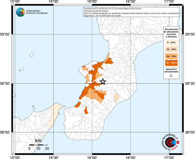 Mappa territorio comunale con almeno 3 questionari