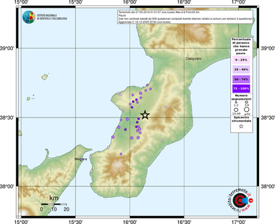 Mappa comuni con almeno 3 questionari