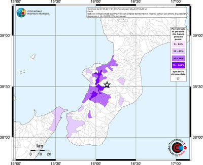 Mappa territorio comunale con almeno 3 questionari