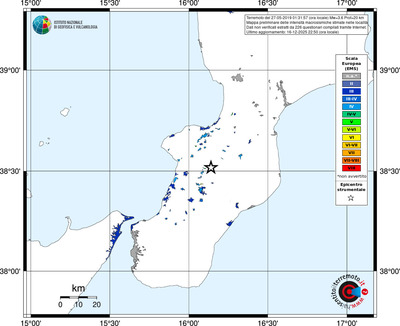 Mappa EMS - territori località