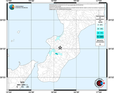 Mappa territorio comunale con almeno 3 questionari