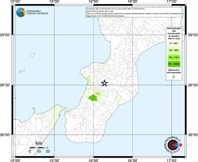 Mappa territorio comunale con almeno 3 questionari
