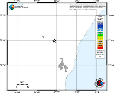 Mappa EMS - territori località