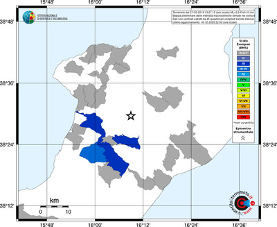 Mappa EMS - territori comuni