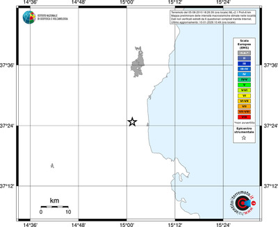 Mappa EMS - territori località