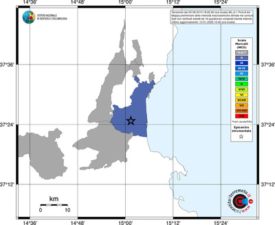Mappa MCS - territori comuni
