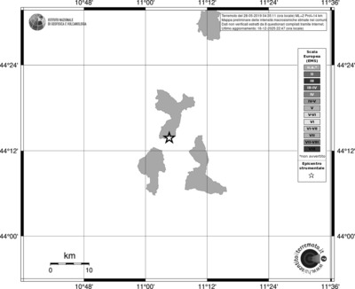 Mappa EMS - territori comuni