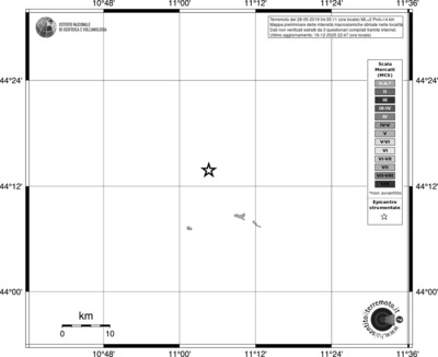 Mappa MCS - territori località