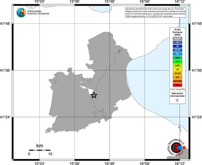 Mappa EMS - territori comuni