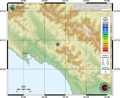 Mappa EMS - località