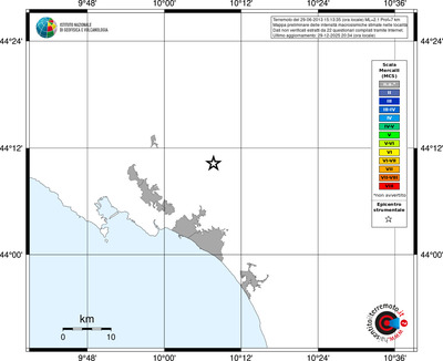 Mappa MCS - territori località
